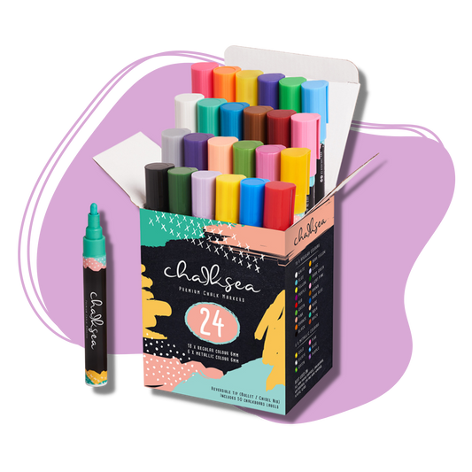 Chalksea 24 chalk pens pack