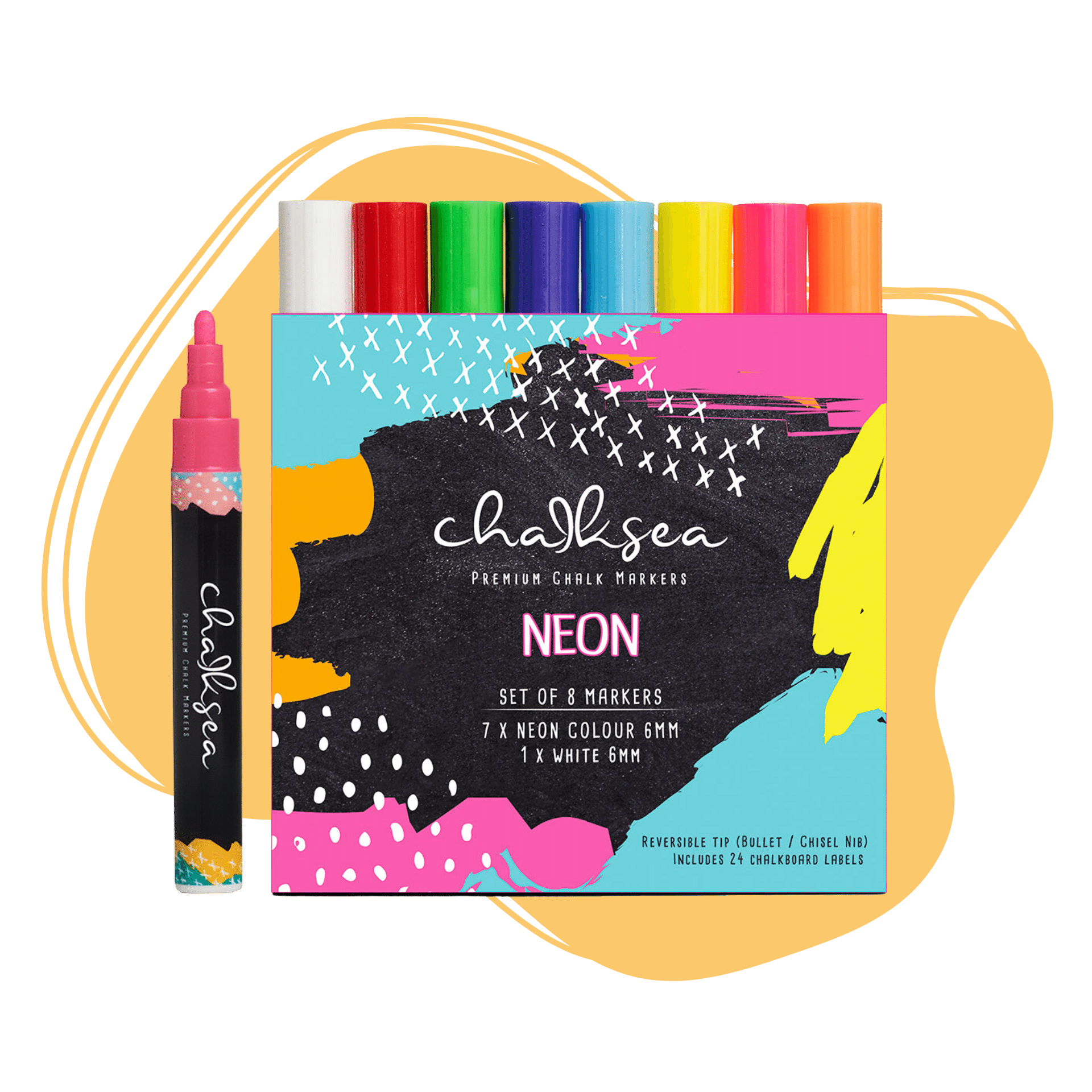 Chalk Markers pack of 8